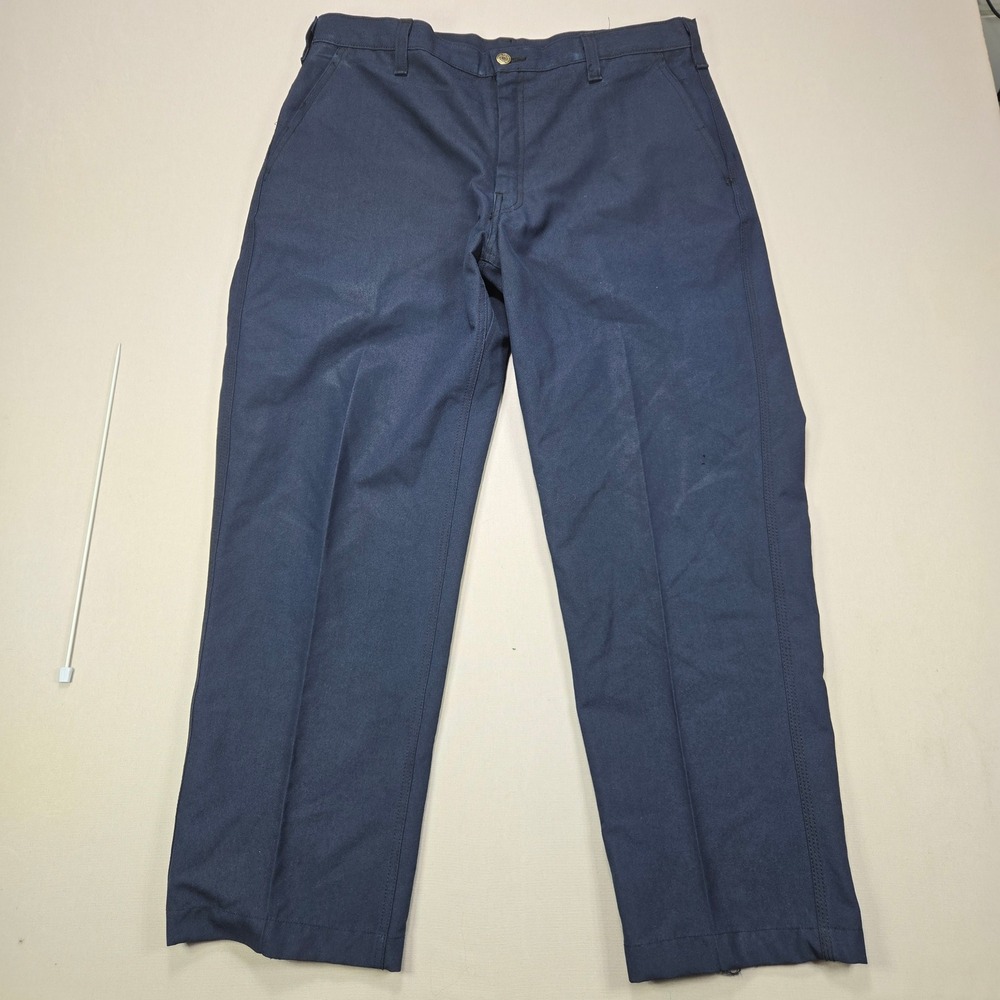 Workrite Nomex‎ FR HRC 1 Flame Resistant NFPA 2112 Work Pants Navy Blue 36x30